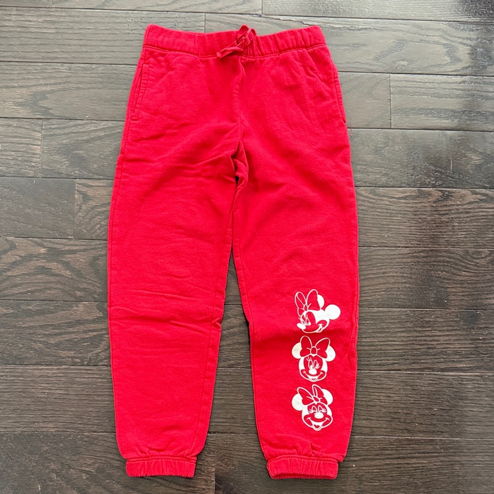 Red Kids Bottoms with Character Print